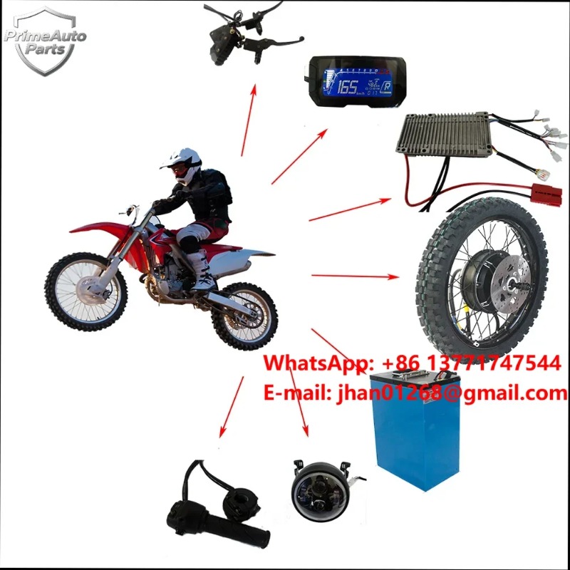 12000W Electric Motorcycle Hub Motor - Nuevo Kit de Conversión Eléctrica 72V