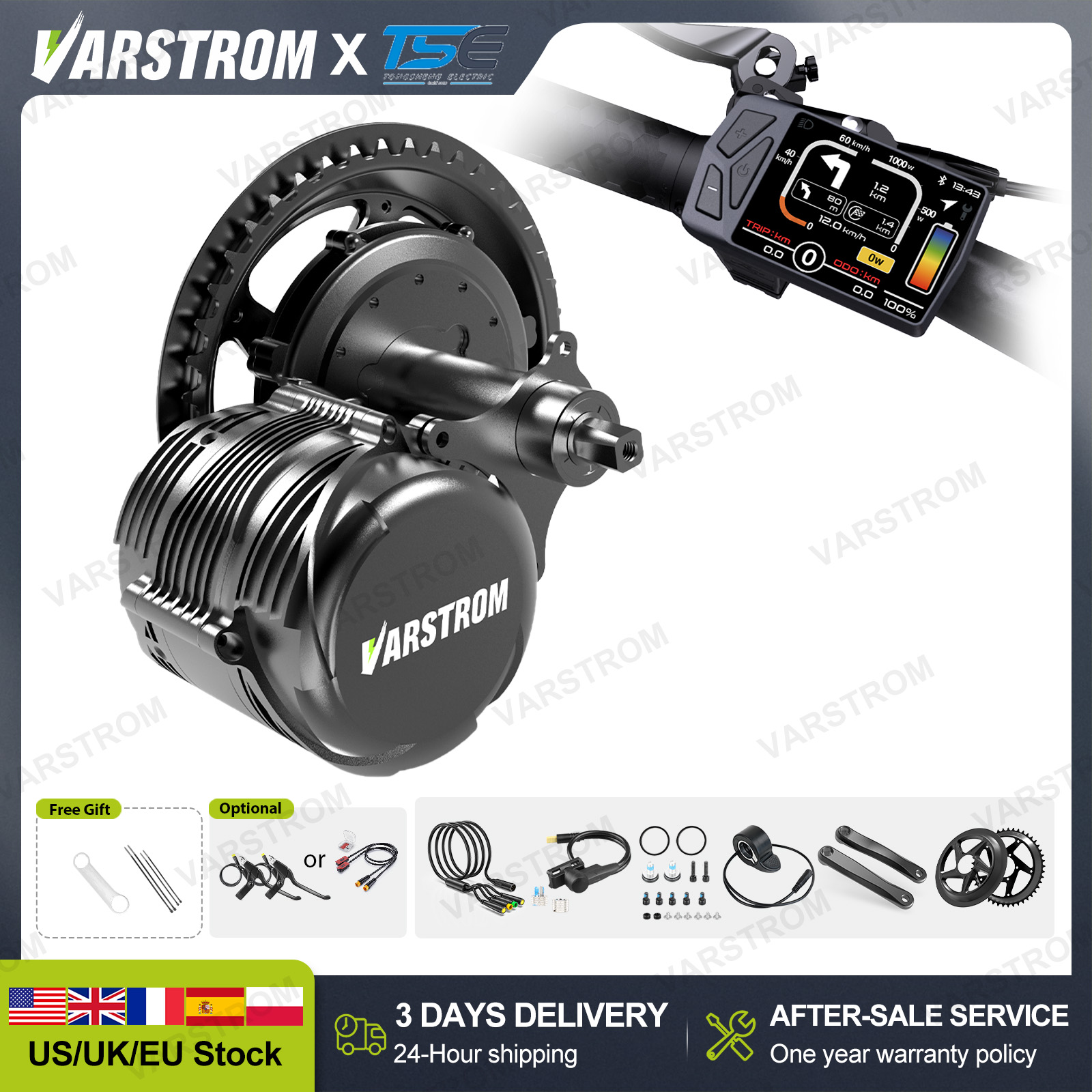 [Entrega rápida en 3 días en E - Side Hung Mid Drive Motor Kit reseña y precio